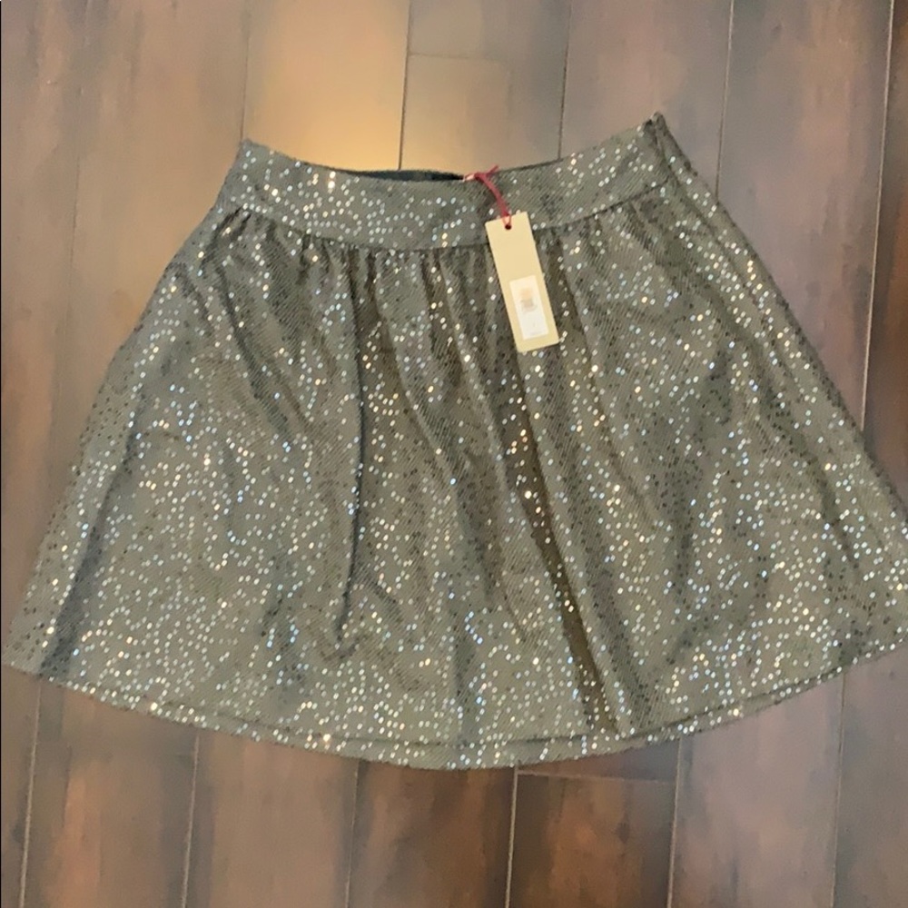 Banana Republic sequin mini skirt with pockets NWT